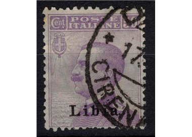 LIBIA 1912-17 50c violetto us