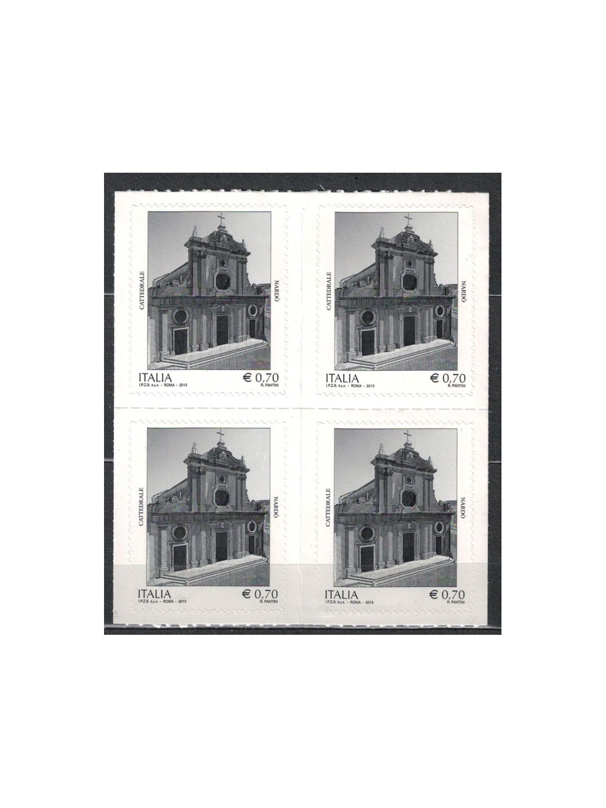 ITALY 2013 Nardò Cathedral 1 block MNH**