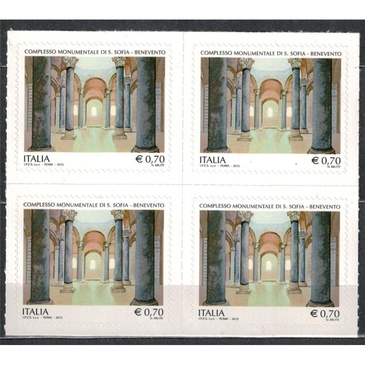 ITALIA 2013 Complesso Santa Sofia 1 quartina MNH**
