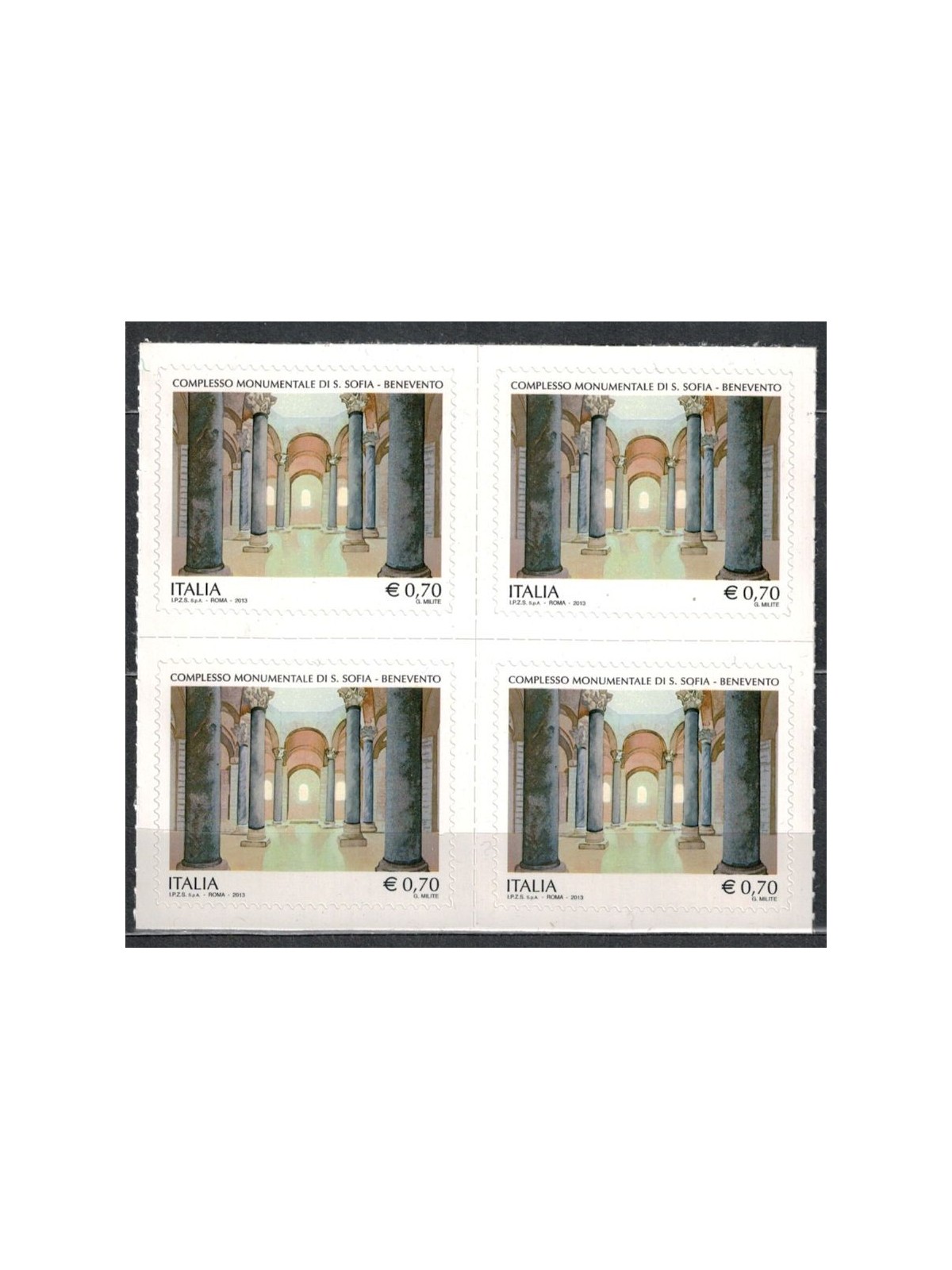 ITALIA 2013 Complesso Santa Sofia 1 quartina MNH**