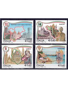 ITALIA 2007 Regioni d'Italia 4v MNH**