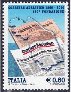 ITALY 2010 Corriere Adriatico MNH**