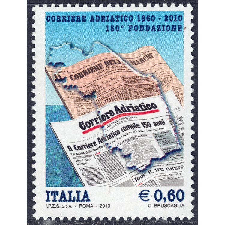 ITALY 2010 Corriere Adriatico MNH**