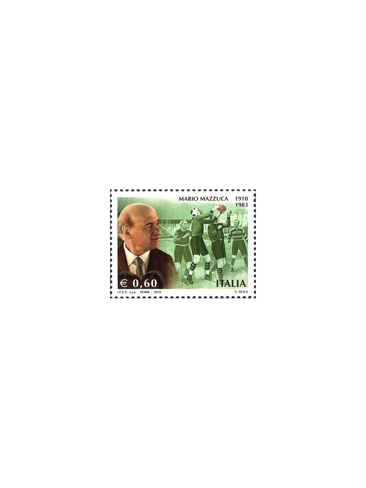 ITALIA 2010 Mario Mazzuca MNH**