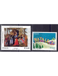 ITALY 2010 Christmas 2v MNH**