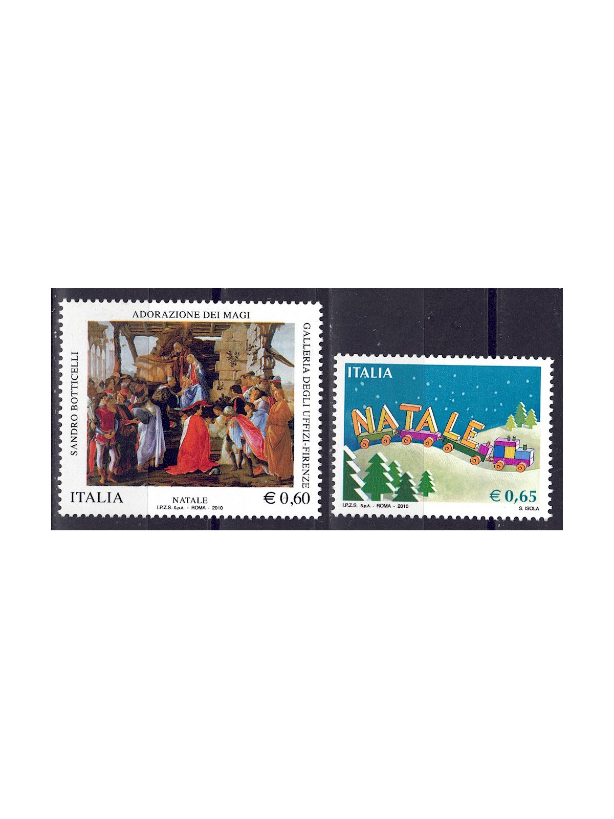ITALY 2010 Christmas 2v MNH**