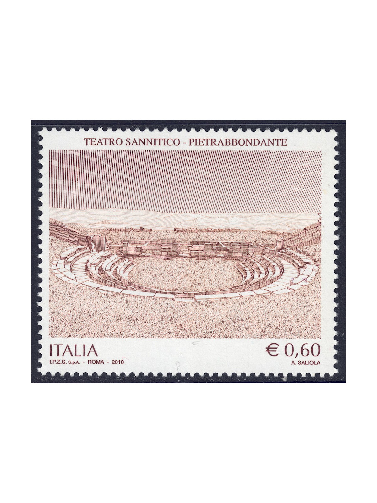 ITALY 2010 Sannitico Theatre MNH**