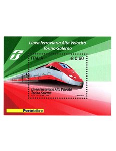 ITALY 2010 High-speed railway line s/s MNH**