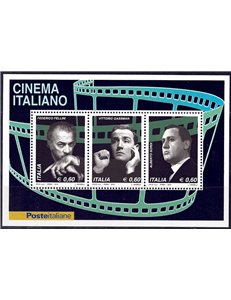 ITALIA 2010 Cinema italiano BF MNH**