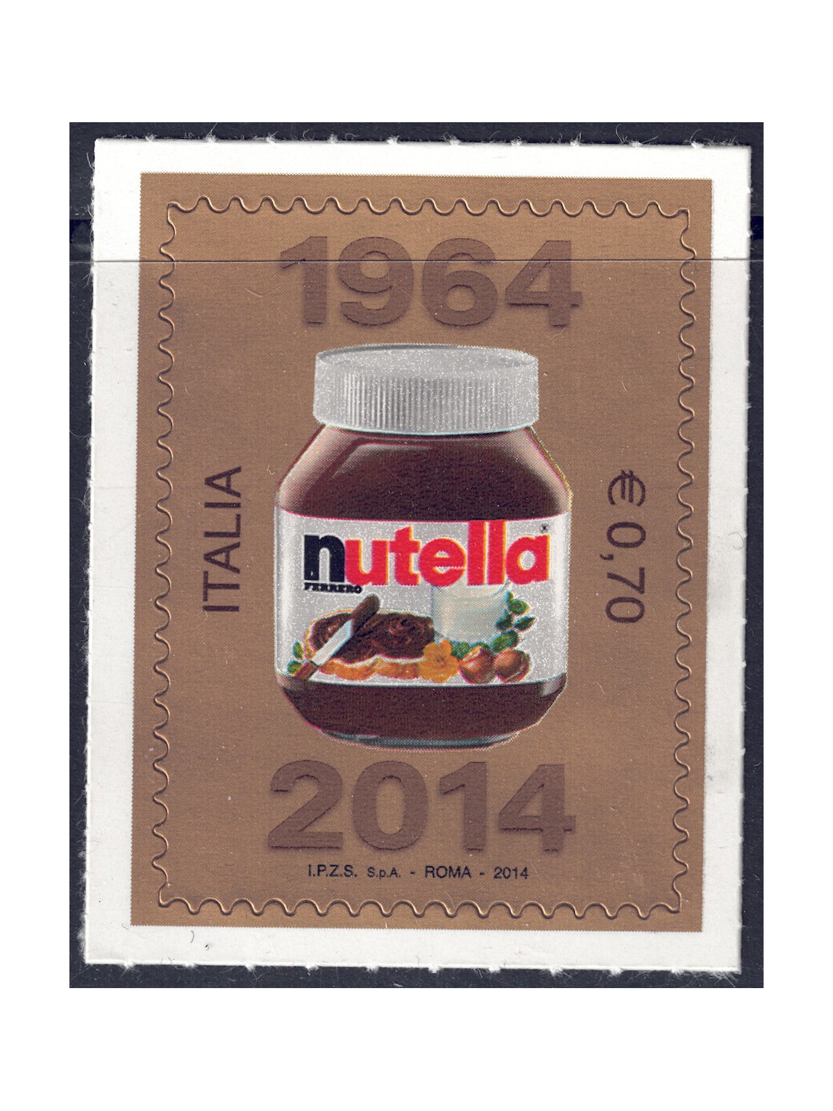 ITALIA 2014 Nutella Ferrero MNH**