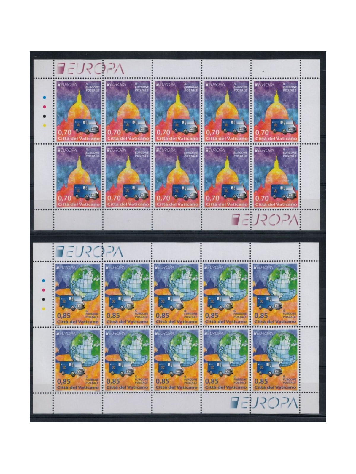 VATICANO 2013 Europa 2 MF MNH**