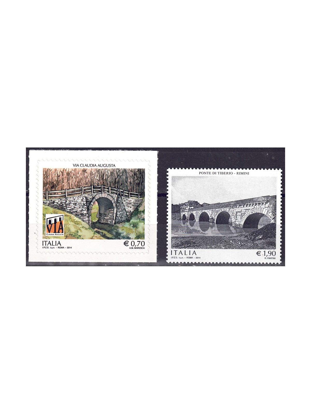ITALY 2014 Artistic heritage 2v MNH**