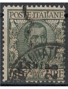 LIBYA 1912-17 10£ olive and rose us