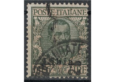 LIBYA 1912-17 10£ olive and rose us