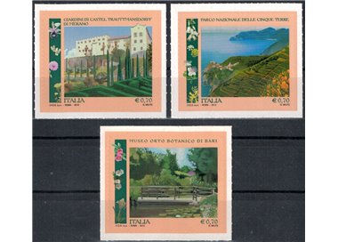 ITALIA 2013 Parchi, giardini ed orti botanici 3v MNH**