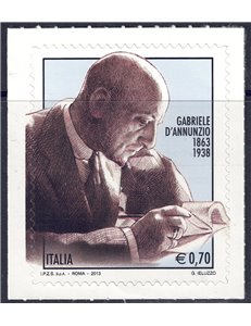 ITALY 2013 Gabriele d'Annunzio MNH**