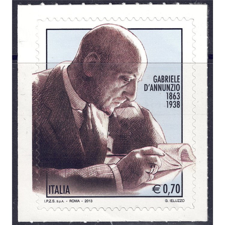 ITALIA 2013 Gabriele d'Annunzio MNH**