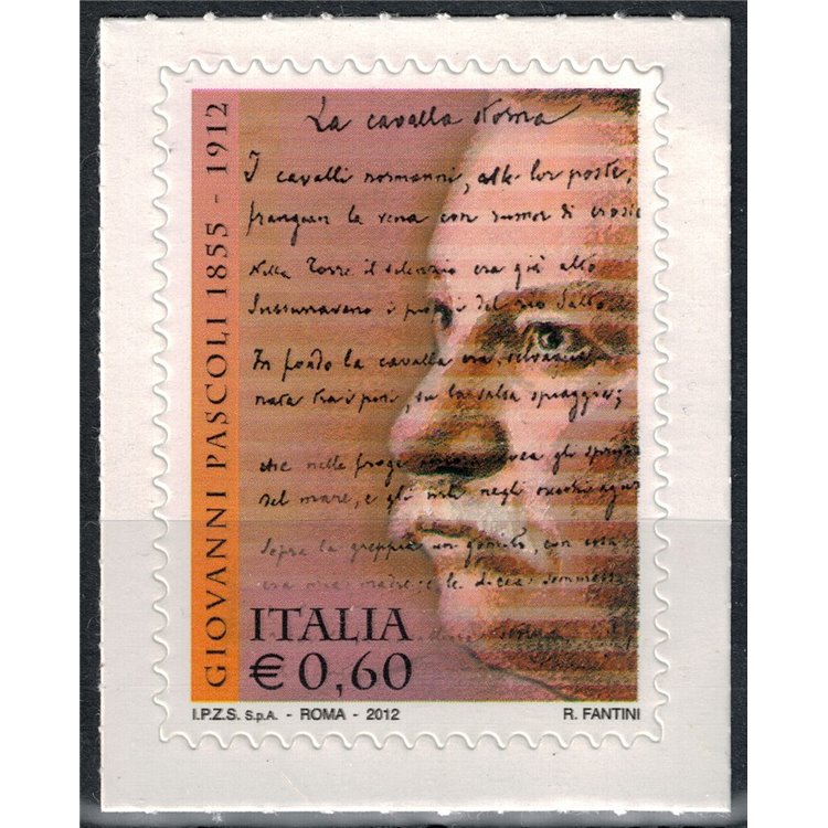 ITALIA 2012 Giovanni Pascoli MNH**