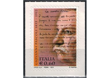 ITALY 2012 Giovanni Pascoli MNH**