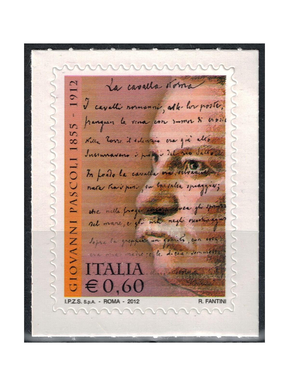 ITALY 2012 Giovanni Pascoli MNH**