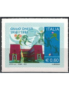 ITALIA 2012 Giulio Onesti MNH**