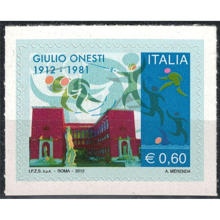ITALY 2012 Giulio Onesti MNH**