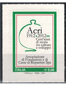 ITALY 2012 Fondazione Acri MNH**