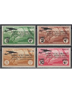 TRIPOLITANIA 1934 Rome-Buenos Aires flight 4v MNH**