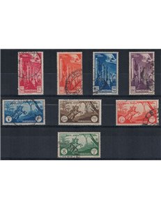 TRIPOLITANIA 1931-32 Pictorial series (airmail) 8v used