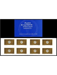 ITALY 1999 Priority mail (B) booklet MNH**
