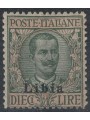 LIBIA 1912-17 10£ oliva e rosa MNH**