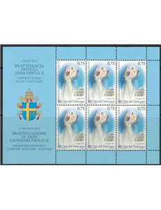 VATICANO 2011 Beatificazione Giovanni Paolo II BF MNH**