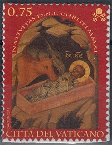 VATICANO 2011 Natale (autoadesivo) MNH**