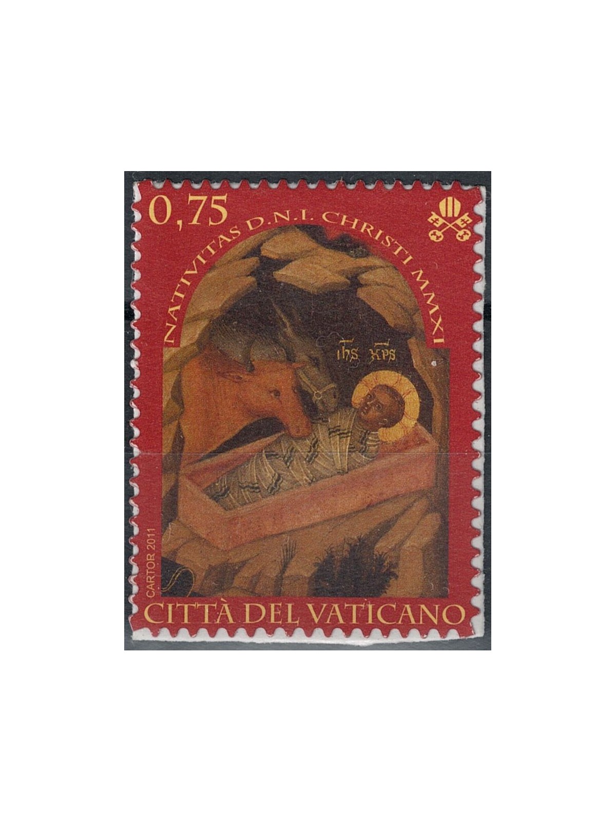 VATICAN 2011 Christmas (sticker) MNH**