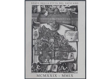 VATICANO 2009 Fondazione della Città del Vaticano BF MNH**