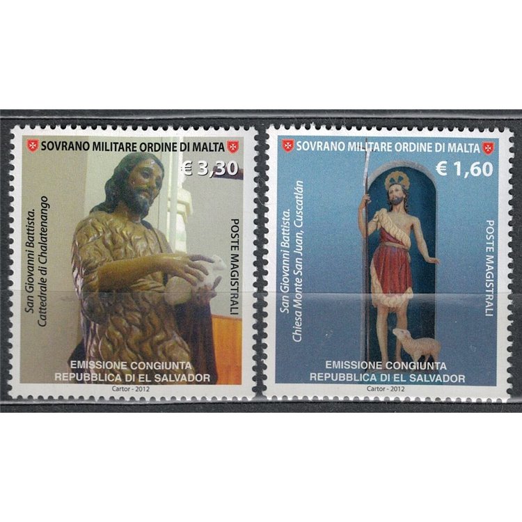 SMOM 2012 San Giovanni Battista 2v MNH**