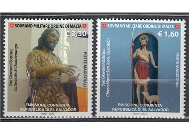 SMOM 2012 St. John the Baptist 2v MNH**