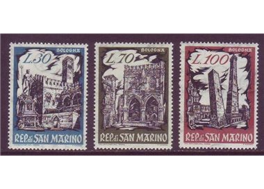 SAN MARINO 1961 Bophilex Philatelic Exhibition 3v MNH**
