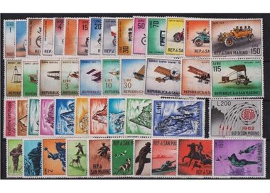 SAN MARINO 1962 Annata Completa 46v MNH**