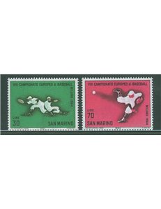 SAN MARINO 1964 Baseball Championship 2v MNH**