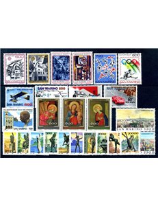 SAN MARINO 1987 Annata completa 26v MNH**