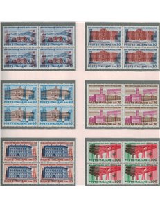 ITALY 1961 Unification of Italy in block of four 6v MNH**