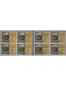 ITALIA 1961 San Paolo a Roma 2v in quartine MNH**