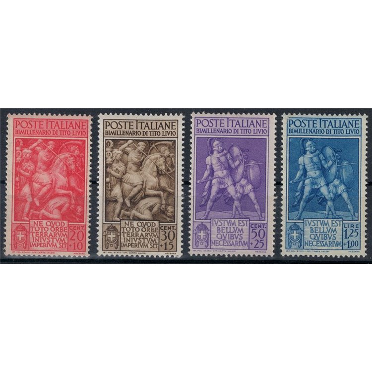 ITALY KINGDOM 1941 Bimillennium Titus Livius 4v MNH**
