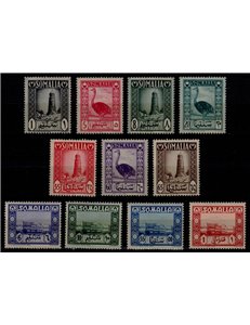 SOMALIA AFIS 1950 Serie Pittorica 11v MNH**
