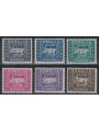 SOMALIA AFIS 1950 Postage due 6v MNH**
