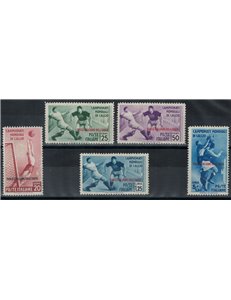 EGEO 1934 Campionati mondiali di calcio 5v MH*