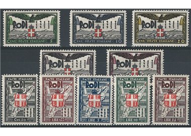 EGEO 1932 Occupation and Fascist Revolution 10v MH*