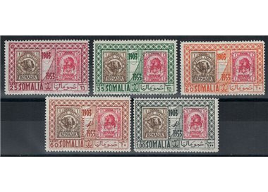 SOMALIA AFIS 1953 Fiftieth Anniversary of Somalia Stamps 5v MNH**