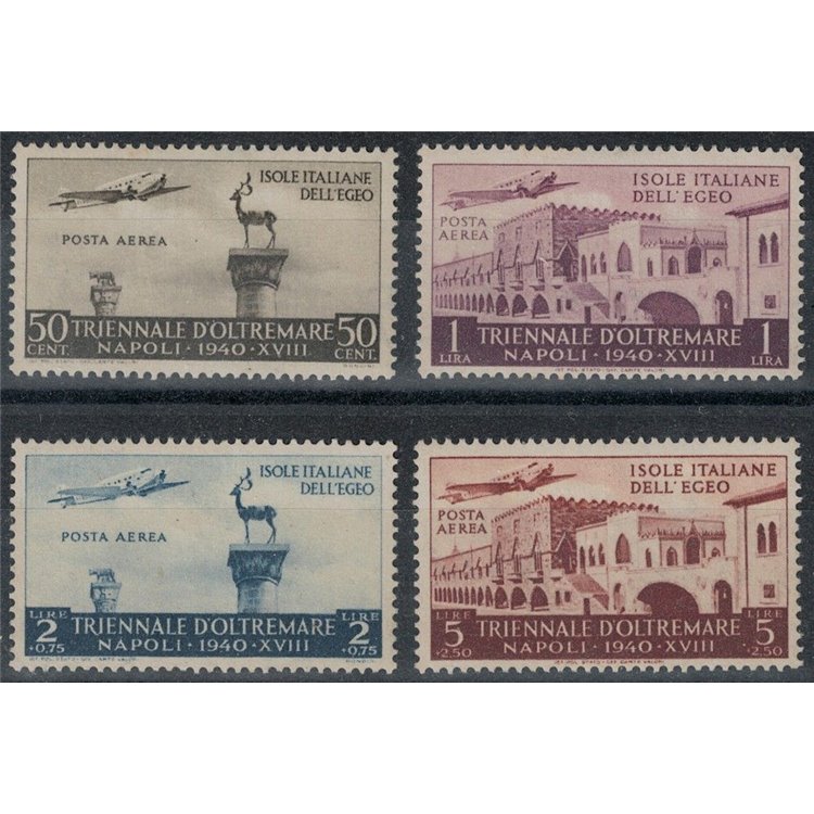 EGEO 1940 Mostra Triennale d'Oltremare (posta aerea) 4v MH*